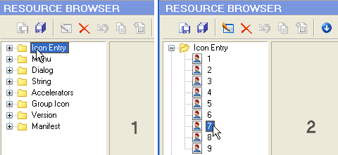 Change icons with Resource Editor